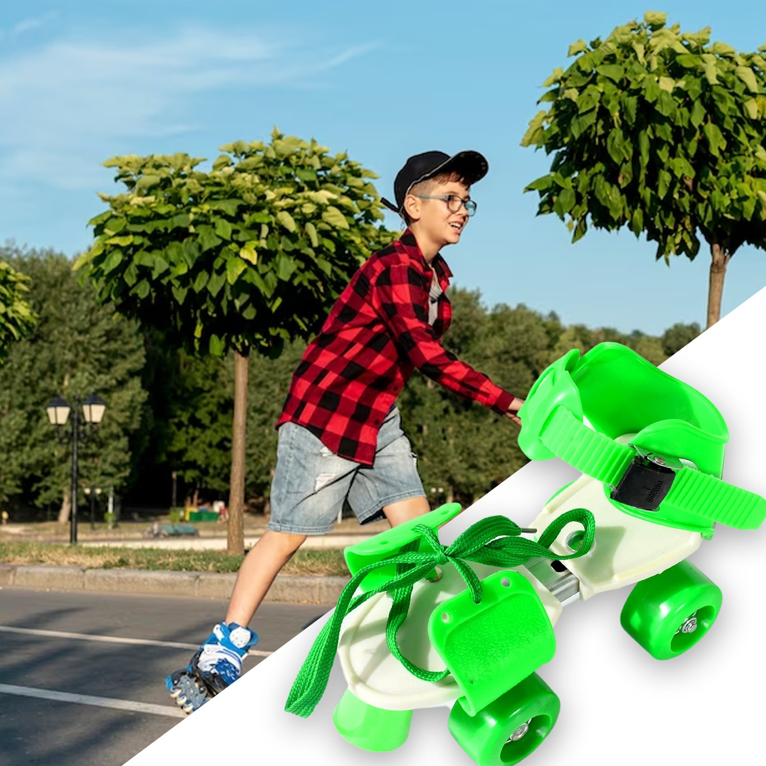 Roller Skates for Kids, Very Adjustable & Comfortable to Use / Roller Skate, Skating / (Pair of 1) Roller Skates for Kids, Very Adjustable & Comfortable to Use / Roller Skate, Skating / (Pair of 1)